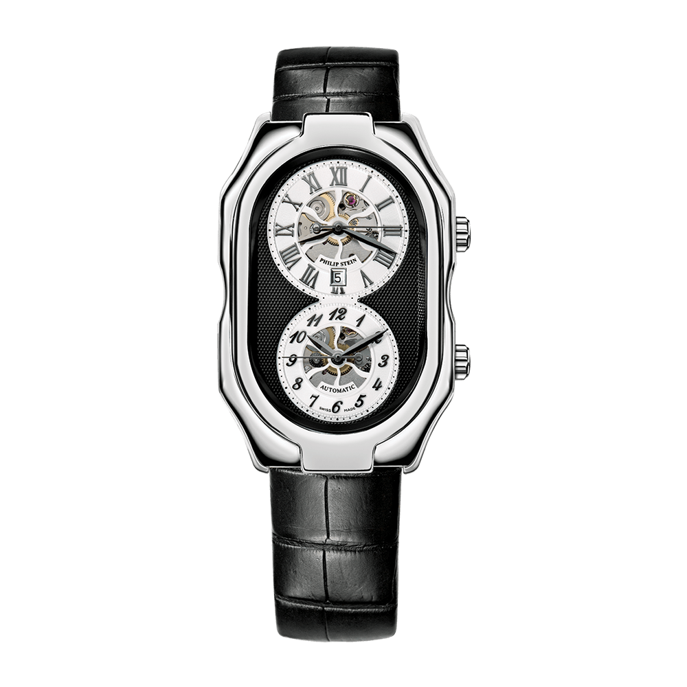 Prestige Automatic Large - Model 12A-SKB-AB - Philip Stein Watch