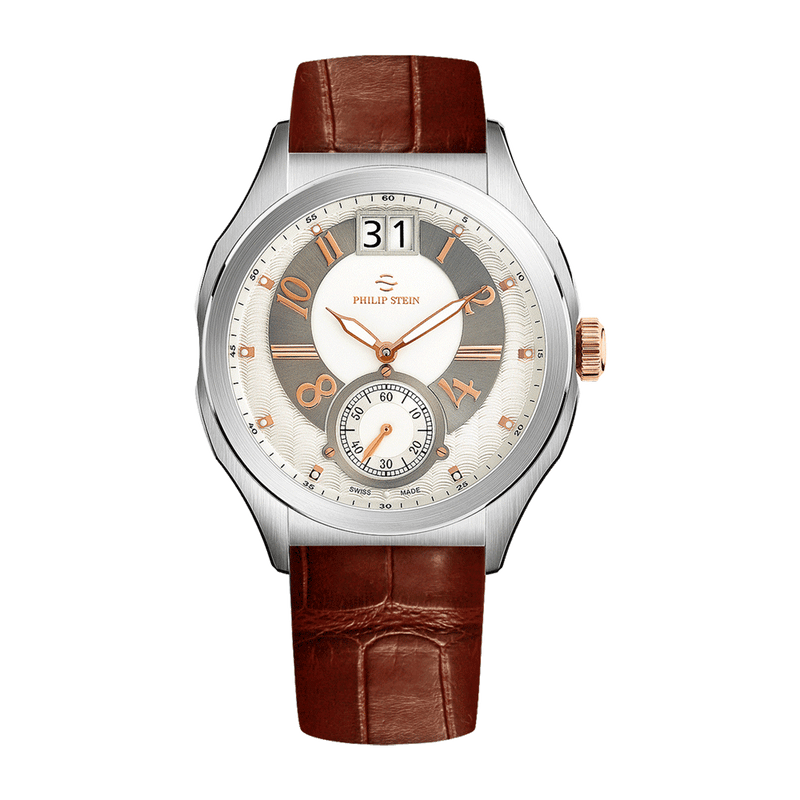 Prestige Round Large Automactic - Model 16-HRGW-ALBR - Philip Stein Watch