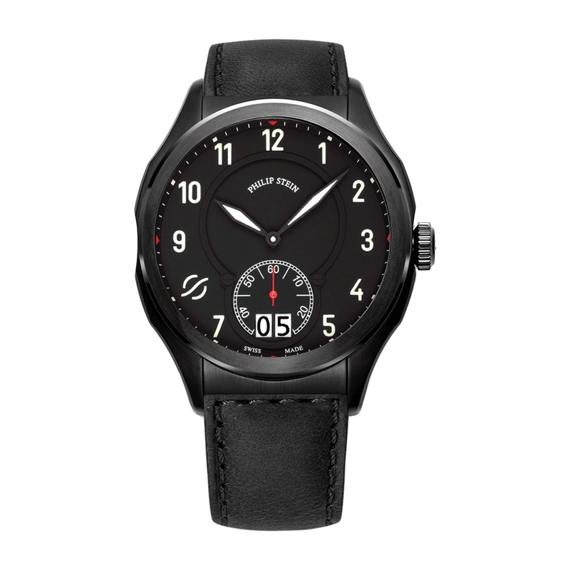 Prestige Round Oversized - Model 17B-SBKL-APSTB - Philip Stein Watch