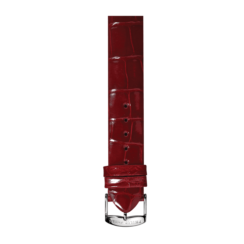 Shiny Red Alligator Strap - Model 3-ARS - Philip Stein Strap