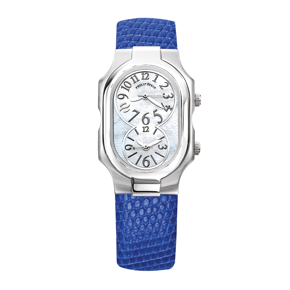 Philip Stein Signature Large 59 x 37mm Silver Watch Model 2 MOPGR