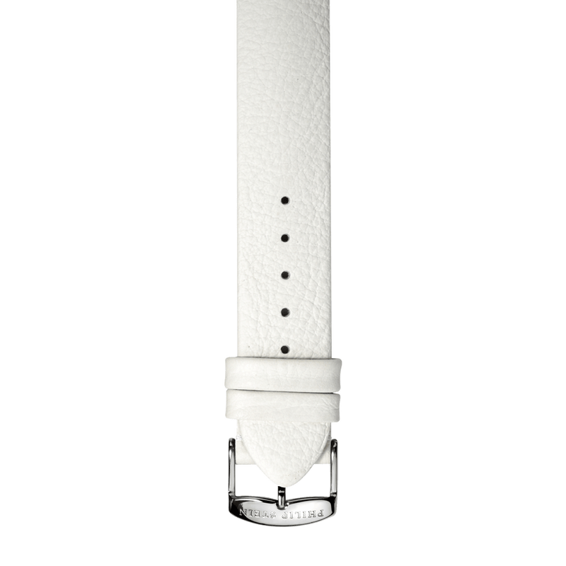 White Calf Leather Strap - Model 3-CW - Philip Stein Weekly Deals